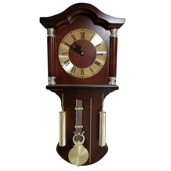 Woodpecker Solid Wood Quartz Large Wall Clock with Pendulum 30 x 70 cm - 9423