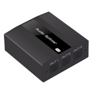 Digital Optical Audio Splitter Switch Box with IR Remote Controller - G232