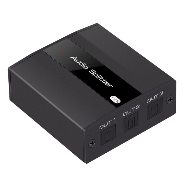 Digital Optical Audio Splitter Switch Box with IR Remote Controller - G232
