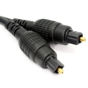 Conqueror Fiber Optic Cable Toslink to Toslink 1.5 Meter Black - C117F