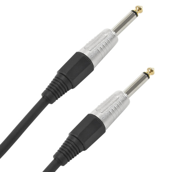 Conqueror Microphone Cable 6.5mm Mic to 6.5mm Mic Audio Cable Male to Male 5 Meter Black - C122B