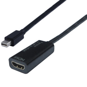 Conqueror Cable Mini Display to HDMI Male to Female White - C123H