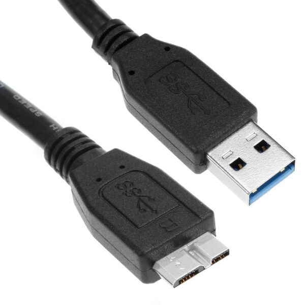 Conqueror Cable USB 3.0 Data Line for Hard Disk 1.5 Meter Blue - C126