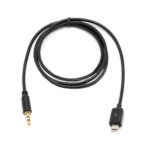 Conqueror Cable micro USB to 3.5mm Audio Output Male to Male Black - C128
