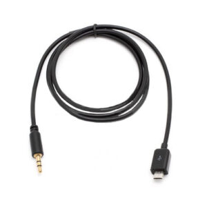 Conqueror Cable micro USB to 3.5mm Audio Output Male to Male Black - C128