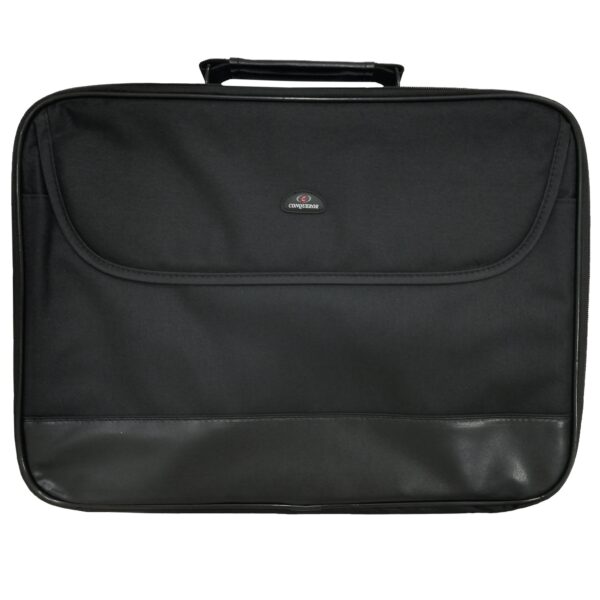 Conqueror Protective Laptop Bag Carrying Case with Shoulder Strap Fits Up to 17.3 Inch Display Black - C281