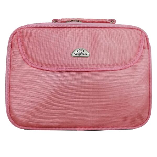 Conqueror Protective Laptop Bag Carrying Case with Shoulder Strap Fits Up to 17.1 Inch Display Pink - LSM3015F