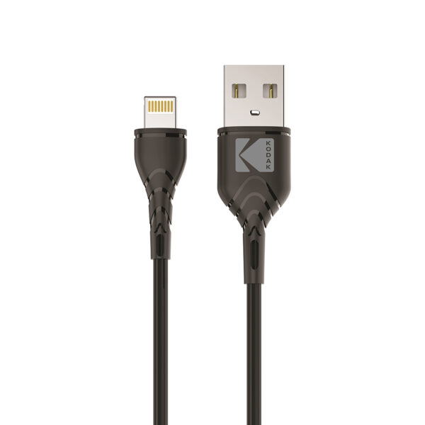 Kodak Lighting Male to Male Cable 8 Pin to USB Pure Copper Terminals 1.5 Meter Black - C29