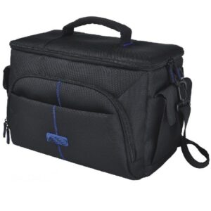 Conqueror Carrying Case Compact Bag for DSLR / SLR Camera with Strap and Pockets 33x19x16cm Dimension Black - SVC9019