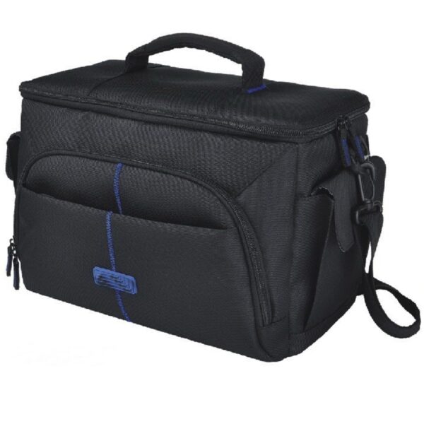 Conqueror Carrying Case Compact Bag for DSLR / SLR Camera with Strap and Pockets 33x19x16cm Dimension Black - SVC9019