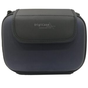 Digicase Basic Hard Carrying Case Great as Money Bag , Hard Disk, Cables and Earphones Blue Black – 7050