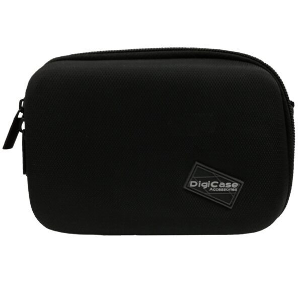 Digicase Hard Carrying Case Bag for Digital Video Camera Action Camera 15x9x9cm Dimension Blue Grey - 7136
