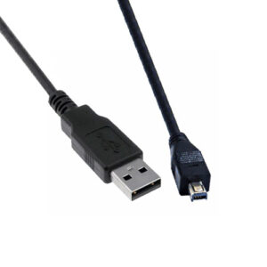 Conqueror MP3 MP4 Cable USB to Mini USB 4 Pins 1.5 Meter Black - C6
