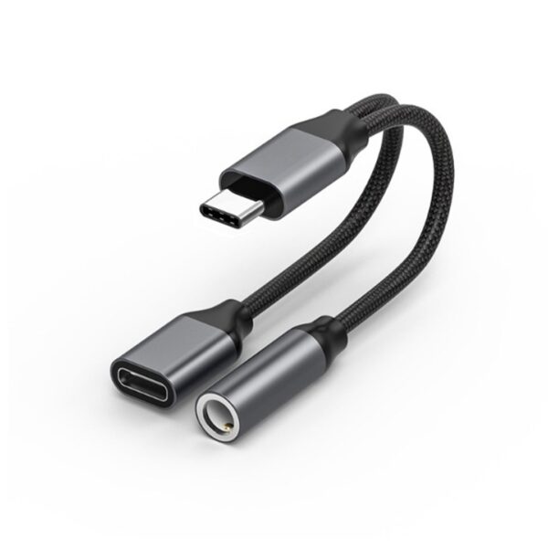 Conqueror Cable Audio Type C - 3.5mm With Charging Function - C86B