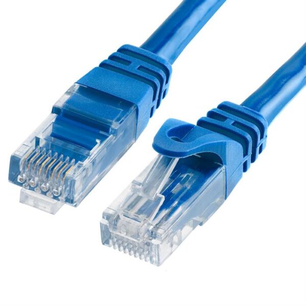 Conqueror Ethernet Cable Supports Cat6 / Cat5e / Cat5 Standards 550MHz 10Gbps RJ45 Computer Networking Cord 2 Meter Blue - C87B