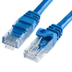 Conqueror Ethernet Cable Supports Cat5e / Cat5 Standards 550MHz 10Gbps RJ45 Computer Networking Cord 15 Meter White - C87E
