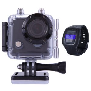 Wi-Fi Sports Action Camera Full HD Waterproof DV Camcorder 12MP 150 Degree Wide Angle with Wrist Remote and Mounting Kit - X5W