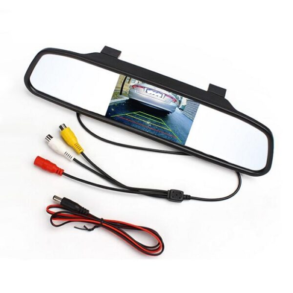 Conqueror Monitor Rearview Dashboard Camera for Parking with 3.5" Display, 170 Degrees Horizontal Wide Angle, 120 Degrees Vertical Wide Angle - M356