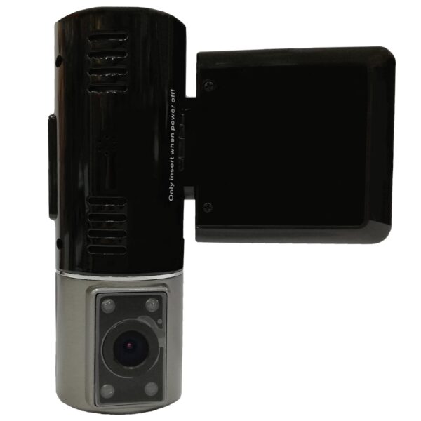 Dash Cam HD Car Dashboard Dual Camera Recorder with 120 Degree Wide Angle and Night Vision - 011D