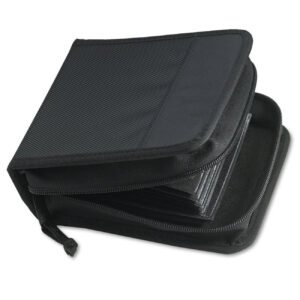 CD / DVD Case Storage Organizer Booklet 32 Capacity Black Red Blue - CC1