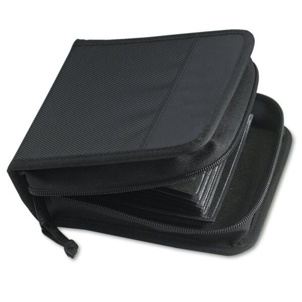 CD / DVD Case Storage Organizer Booklet 32 Capacity Black Red Blue - CC1
