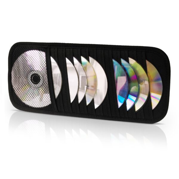 Conqueror CD / DVD Case Storage Organizer Booklet 12 Capacity Black - LSV022