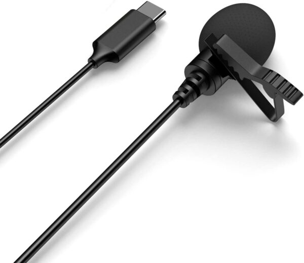 Conqueror Lavalier Microphone Clip-On Lapel for Type-C Interface Device for YouTube, Vlogging, Recording, Interviewing - CLM302