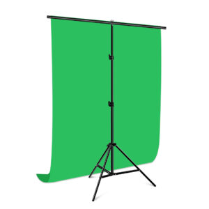 Portable Multipurpose Green Screen Adjustable Tripod Background for Photo, Video, Live Game, Virtual Studio - CSE200