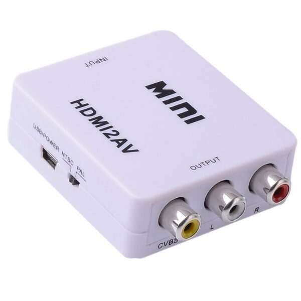 HDMI to AV 3RCA CVBs Composite Video Audio Converter Adapter for PC Laptop Xbox PS4 Camera DVD - G168