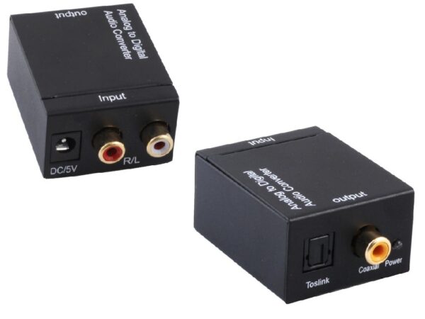 R/L to Toslink Adapter Analog to Digital Converter - G223