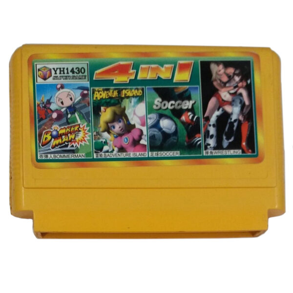 Game Cartridge 4 in 1 Card for 8 Bit Game Console - GAS32