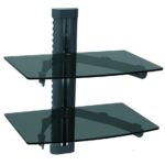 Conqueror Wall-Mounted 2 Shelves for DVD player / AV component / cable box / TV accessories / projector - H142