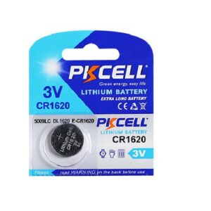 PKcell Lithium Coin Battery 3 Volt for Watches, Cameras Pack of 5 - CR1620