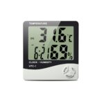 Digital Clock Thermometer Hygrometer Temperature and Humidity Monitor Alarm Weather Station - HTC-1