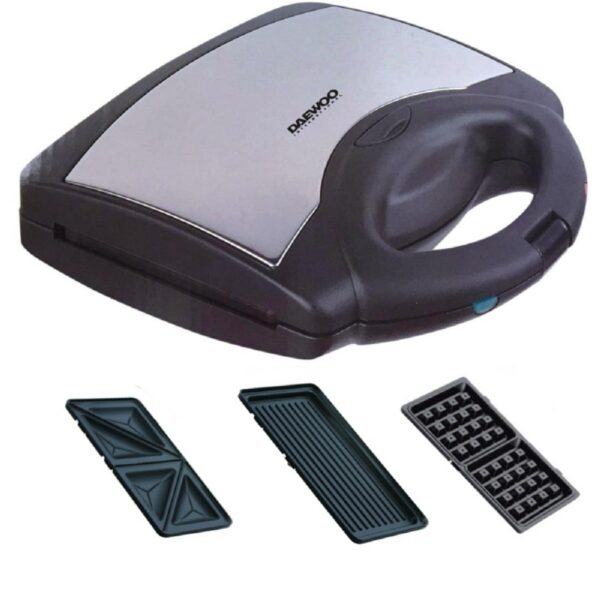Daewoo Sandwich Maker 3 In 1 Sandwich Grill Waffle - DSM9790