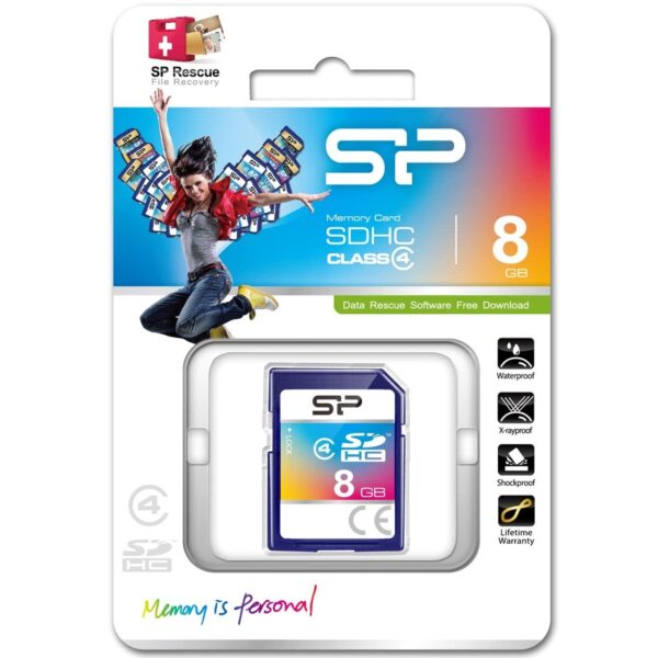 Memory SD Card 8 GB SDHC Class 4 SP - M139BB