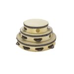 ABC Tambourine Wood Design Musical Instrument - M417