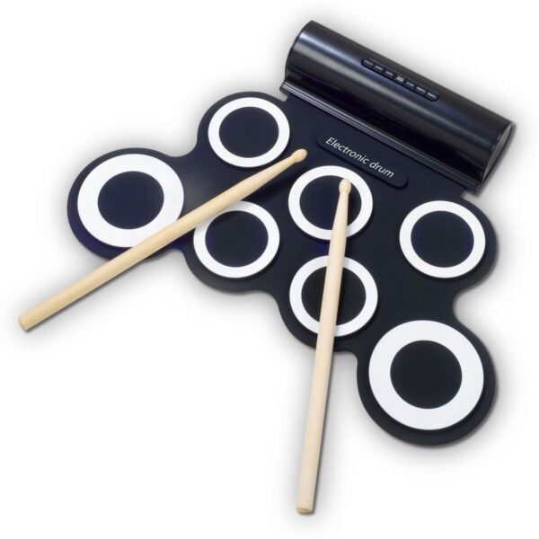 Roll-Up Foldable Electric Digital Drum Set with Pedals - G3001A