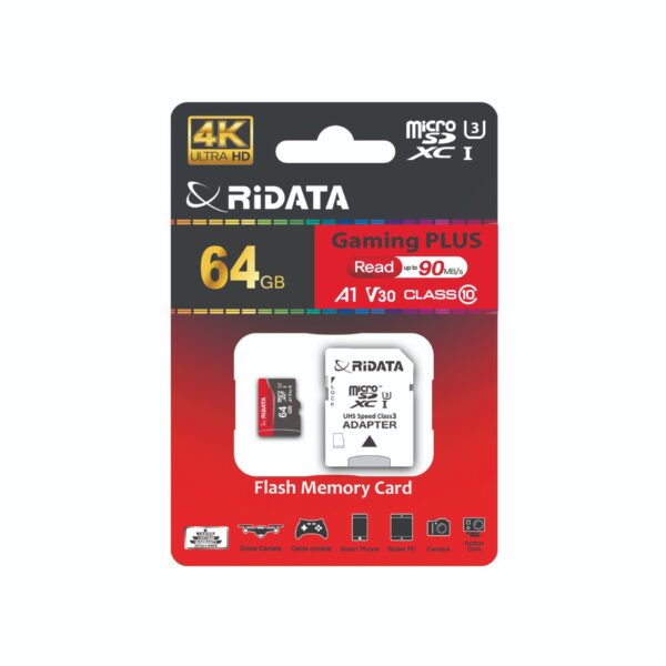 Ridata Micro SD 64GB V30