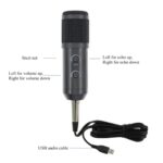 Conqueror Cardioid Condenser Microphone USB table stand Arm Holder Pop Filter Mic For Computer Karaoke PC - BM900