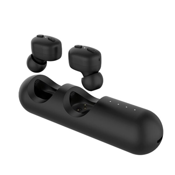 QCY Bluetooth Earbuds Wireless In-Ear Headphone for Hands-Free Calling and Music with Portable Charger - T1MINI