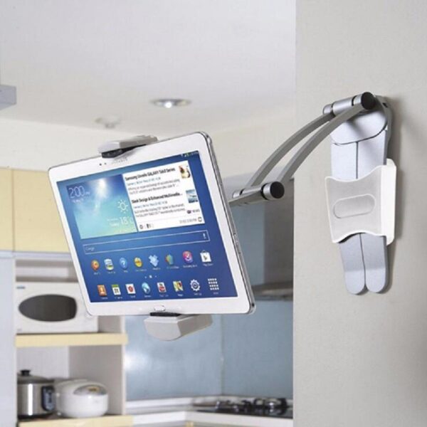 Conqueror 2-in-1 Wall Hanging and Desktop Stand for Holding from 6'' to 8.5" Width Mobiles or Tablets - A16
