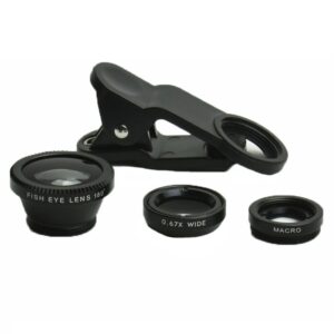 Hautik Cell Phone Camera Lens Kit 3-in-1 Professional Photo snapping for IPhone Samsung Android - HK006