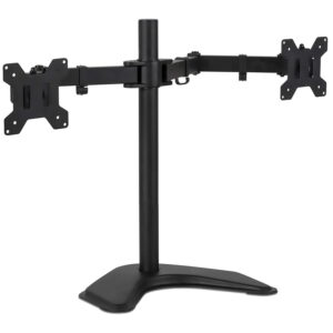 Conqueror Dual Table Stand Desk for LED, LCD, Plasma TV 13'' to 27'' - MS01N
