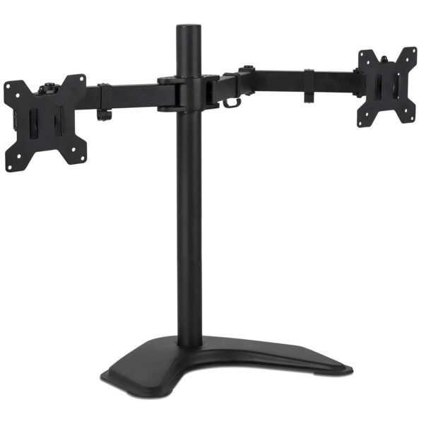 Conqueror Dual Table Stand Desk for LED, LCD, Plasma TV 13'' to 27'' - MS01N