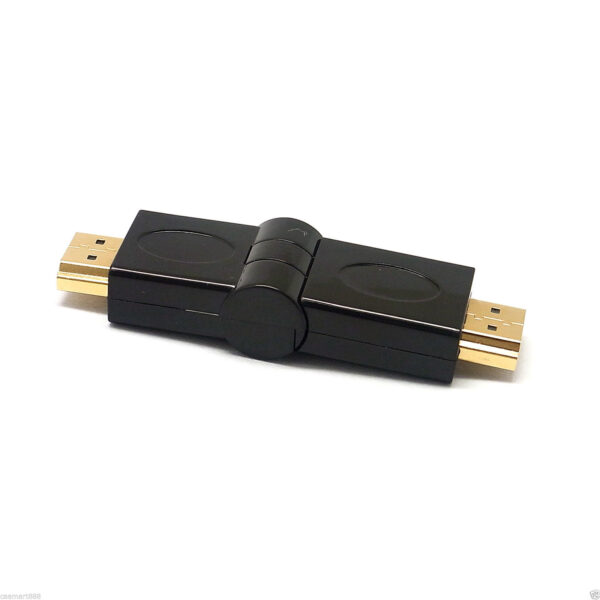 Plug HDMI Male to Male 90-180° Degree Swivel Adapter Connect Portable HDTV DVs / Cameras / Game Console to an HDTV - P239