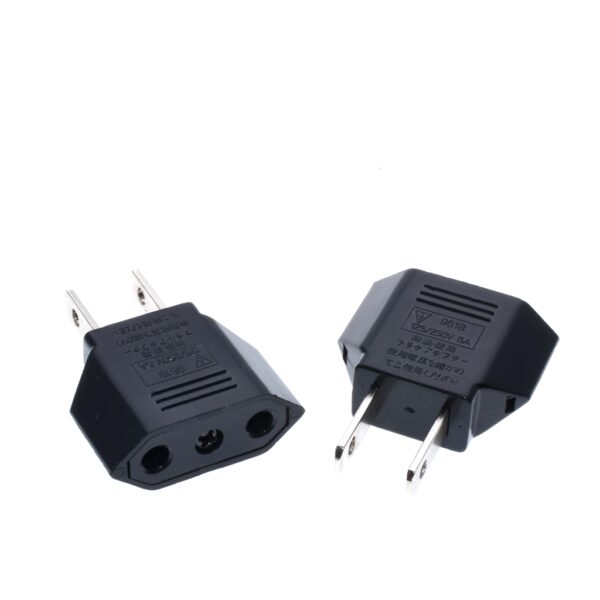 Plug Adapter EU to US Adaptor Converter AC Power Plug  Connector - P244