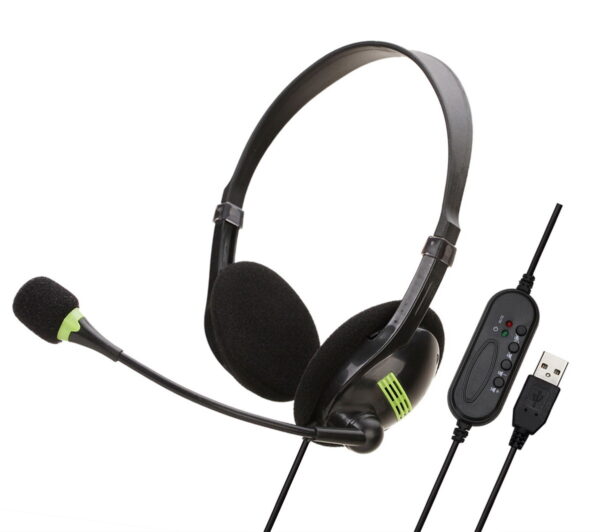 Soyto Headset with Microphone USB Interface Headset Jack - SY440MV