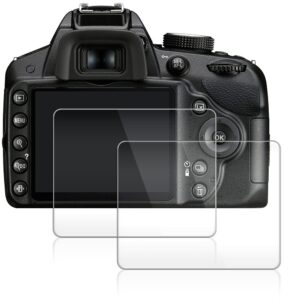 Protection for Canon 350D Tempered Glass Screen Protector, Ultra Strong Ultra Clear DSLR Camera Glass for Canon Dimension 47 x 55mm - P626