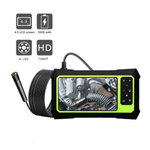 Conqueror Single Lens Endoscope Camera 1080p HD 4.3 Inch Display Waterproof Inspection Camera 6 LED Lights - TMI548